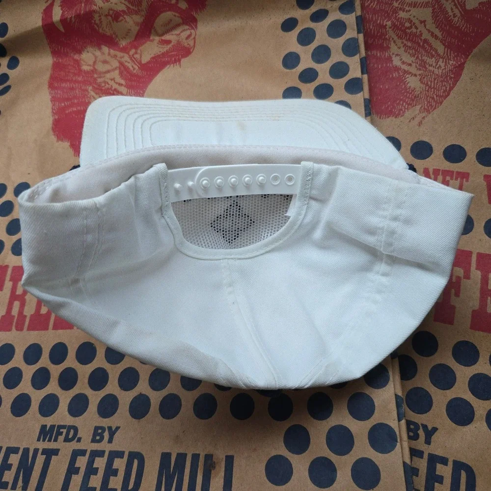 VTG Campus Chalet Carolina Building Systems Hat White OSFA Rope Snapback USA GUC